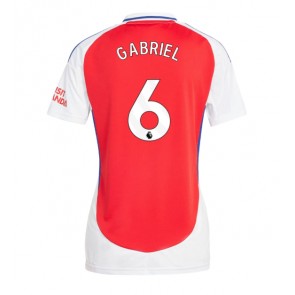 Arsenal Gabriel Magalhaes #6 Dámské Domácí Dres 2024-25 Krátký Rukáv